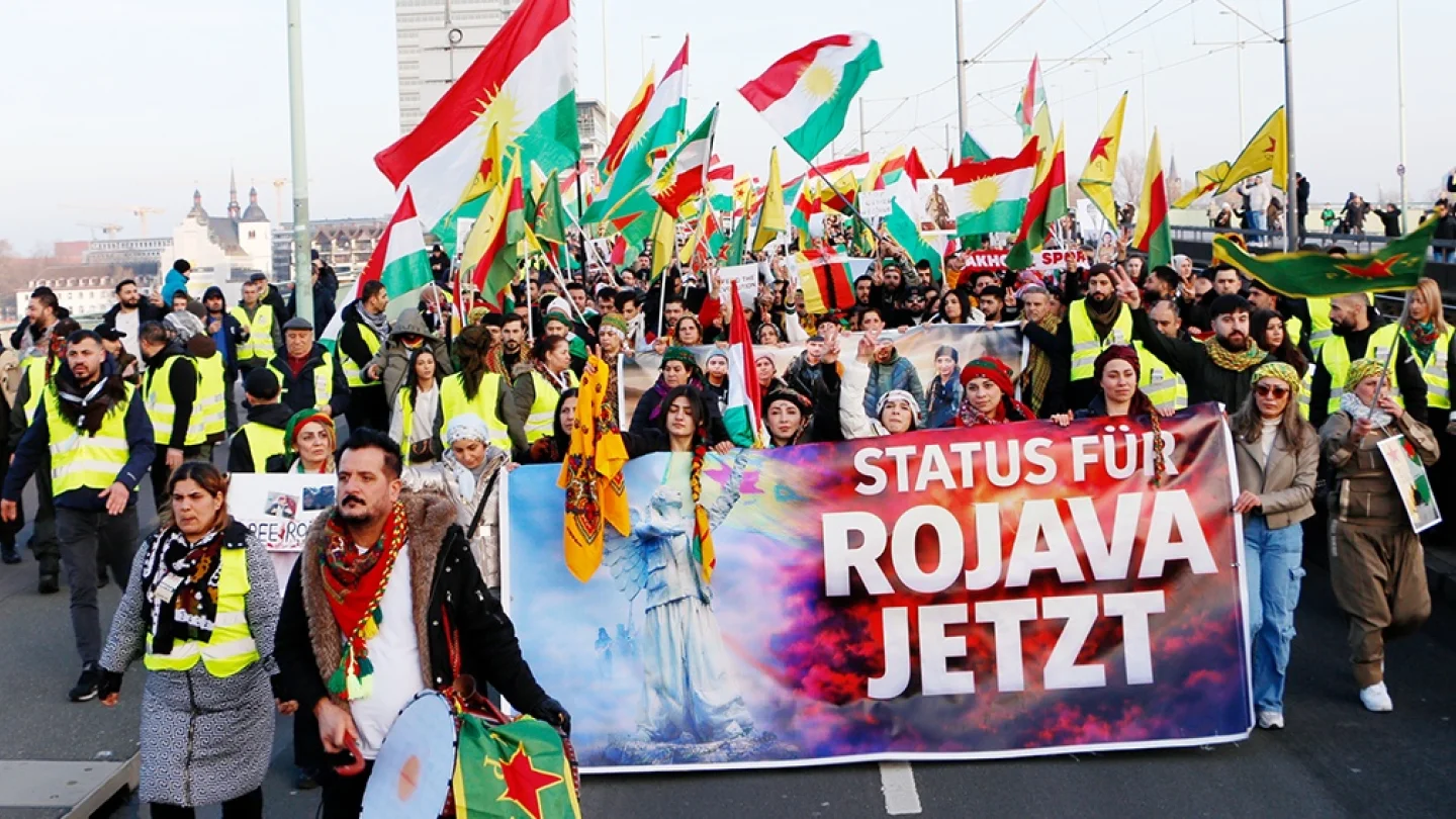 Rojava için eylem, Köln/foto:Arat ARARAT