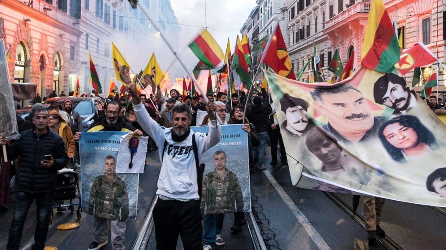 Rojava/eylem/foto:AFP