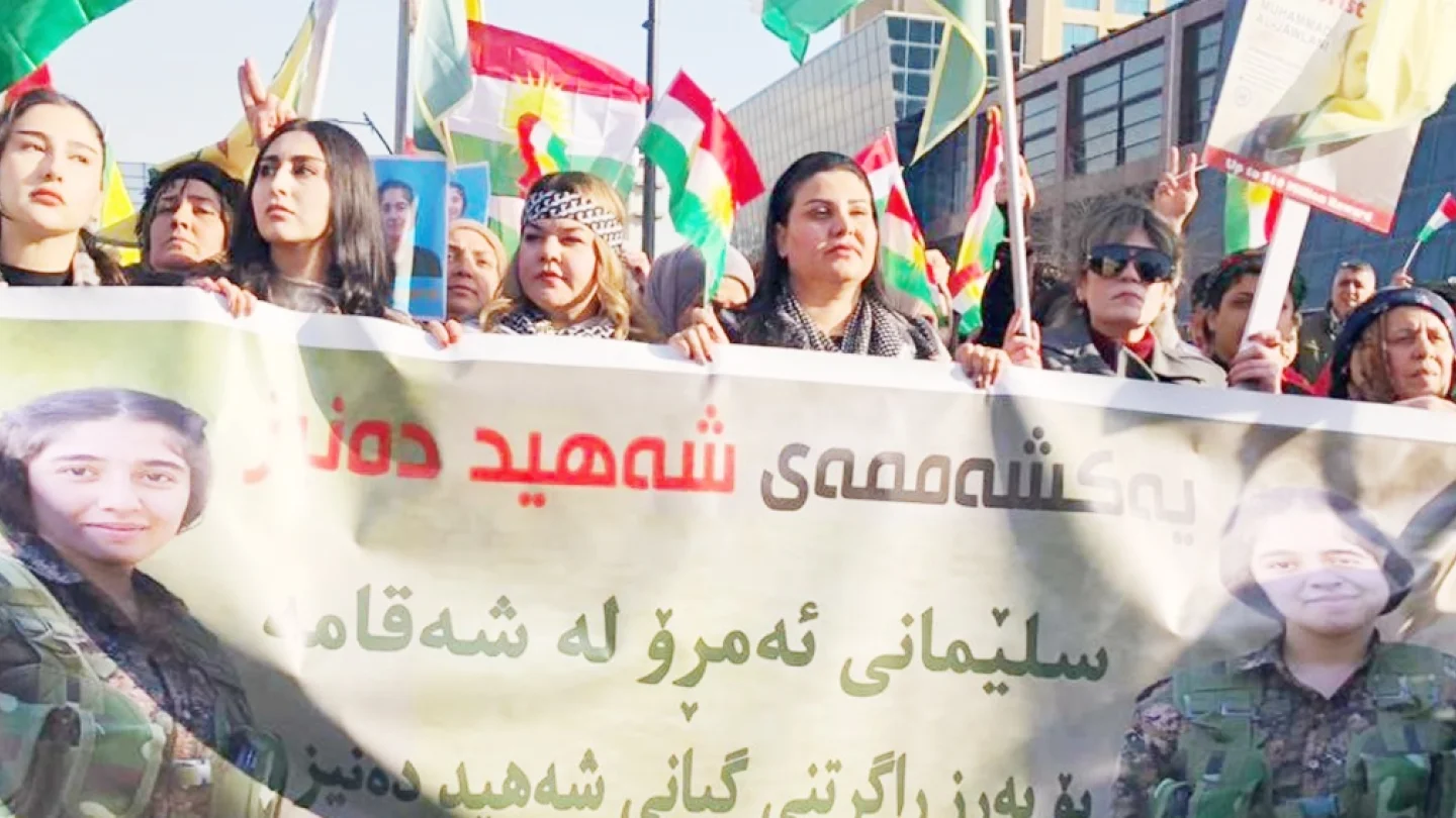 Rojava için eylem, Silêmanî