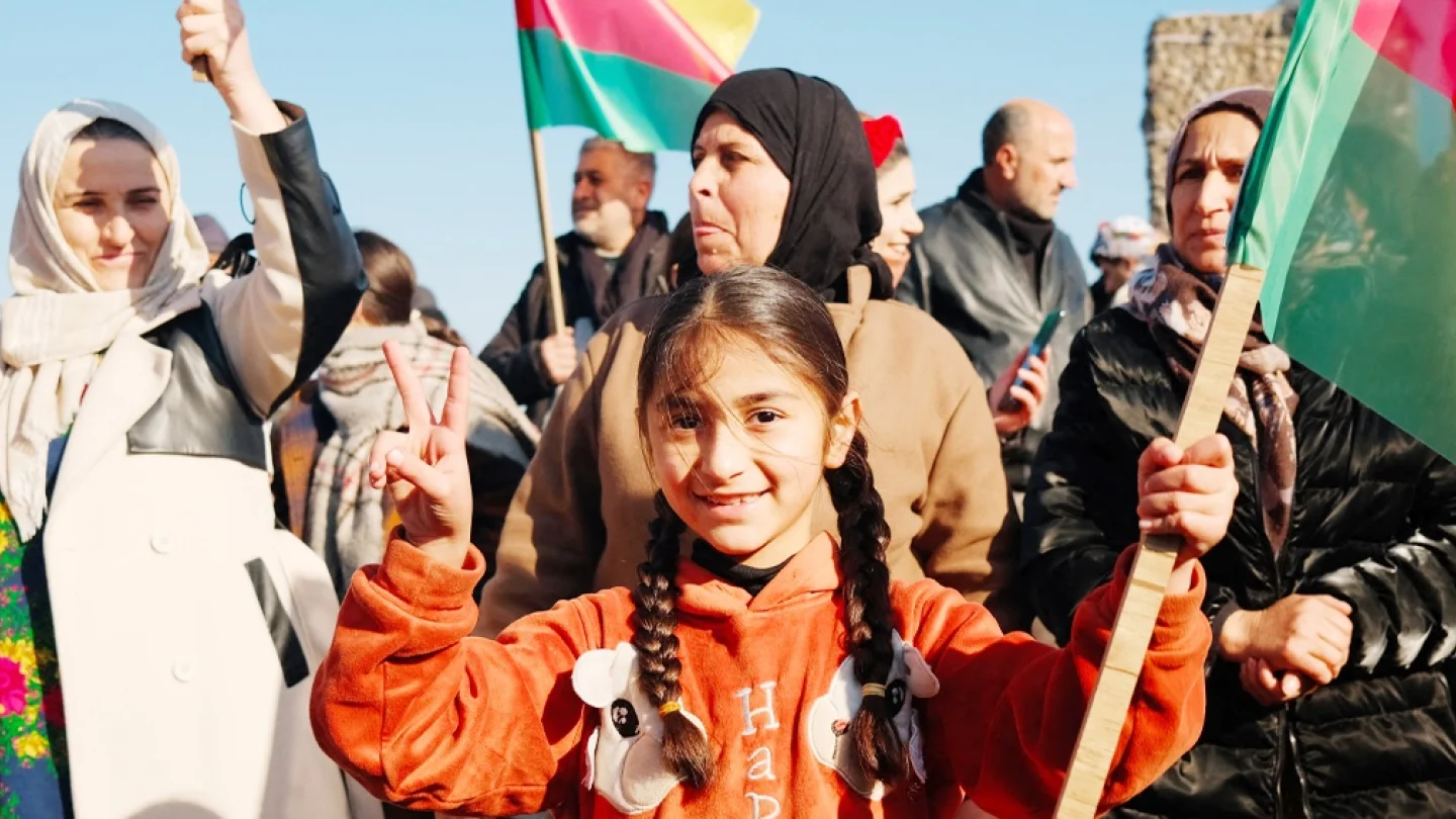 Rojava eylem/foto:AFP