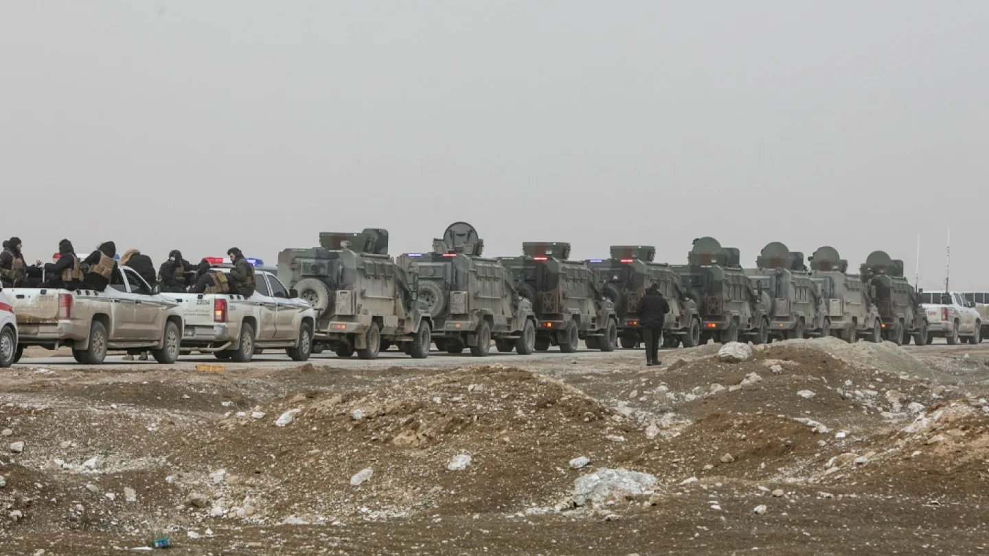 HTŞ konvoyu Hesêke/ foto:AFP