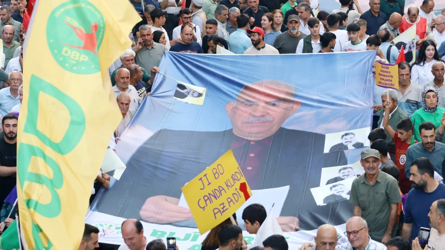 Abdullah Öcalan'a özgürlük eylemi