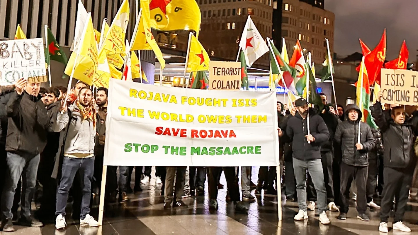 Rojava eylem, Londra