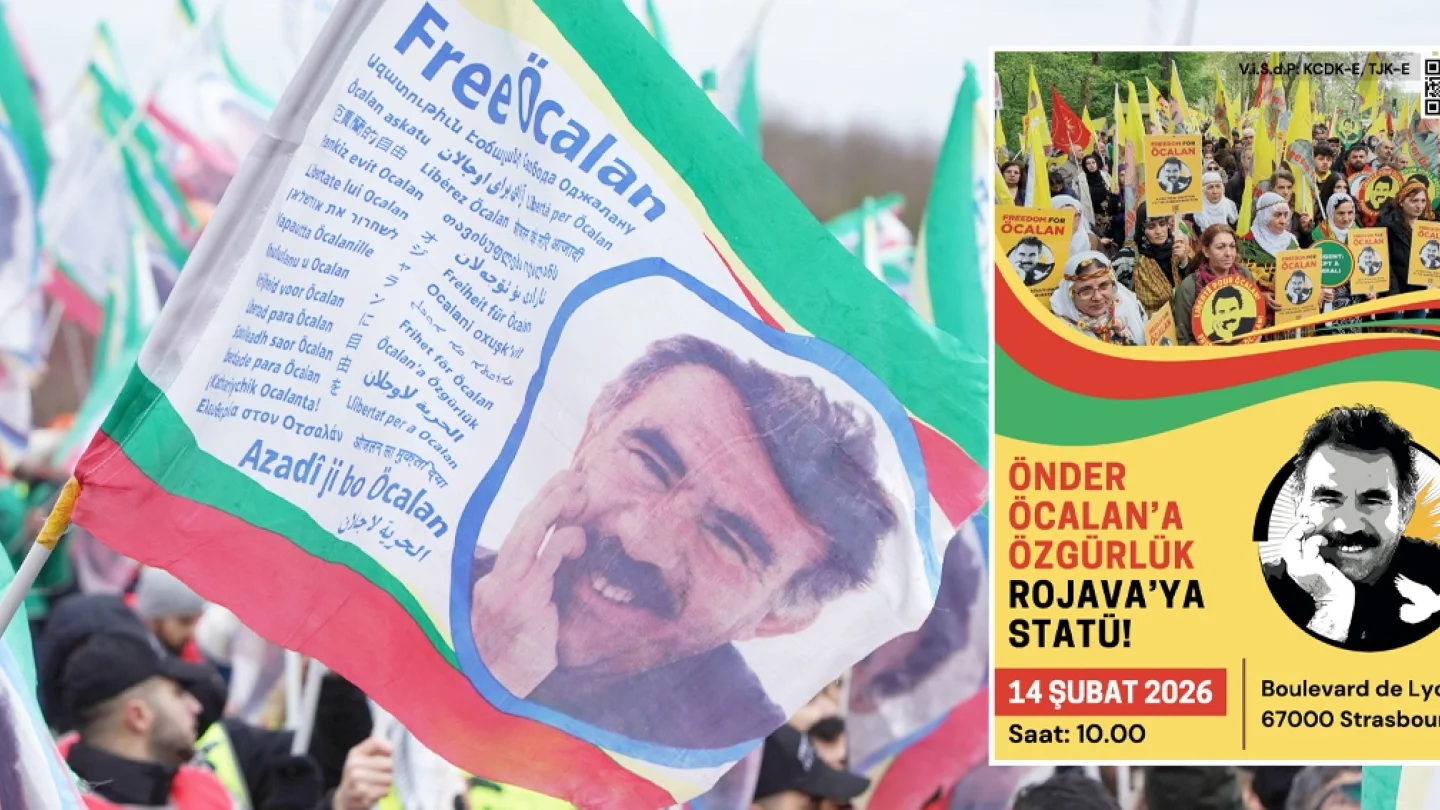 Abdullah Öcalan'a özgürlük eylemi