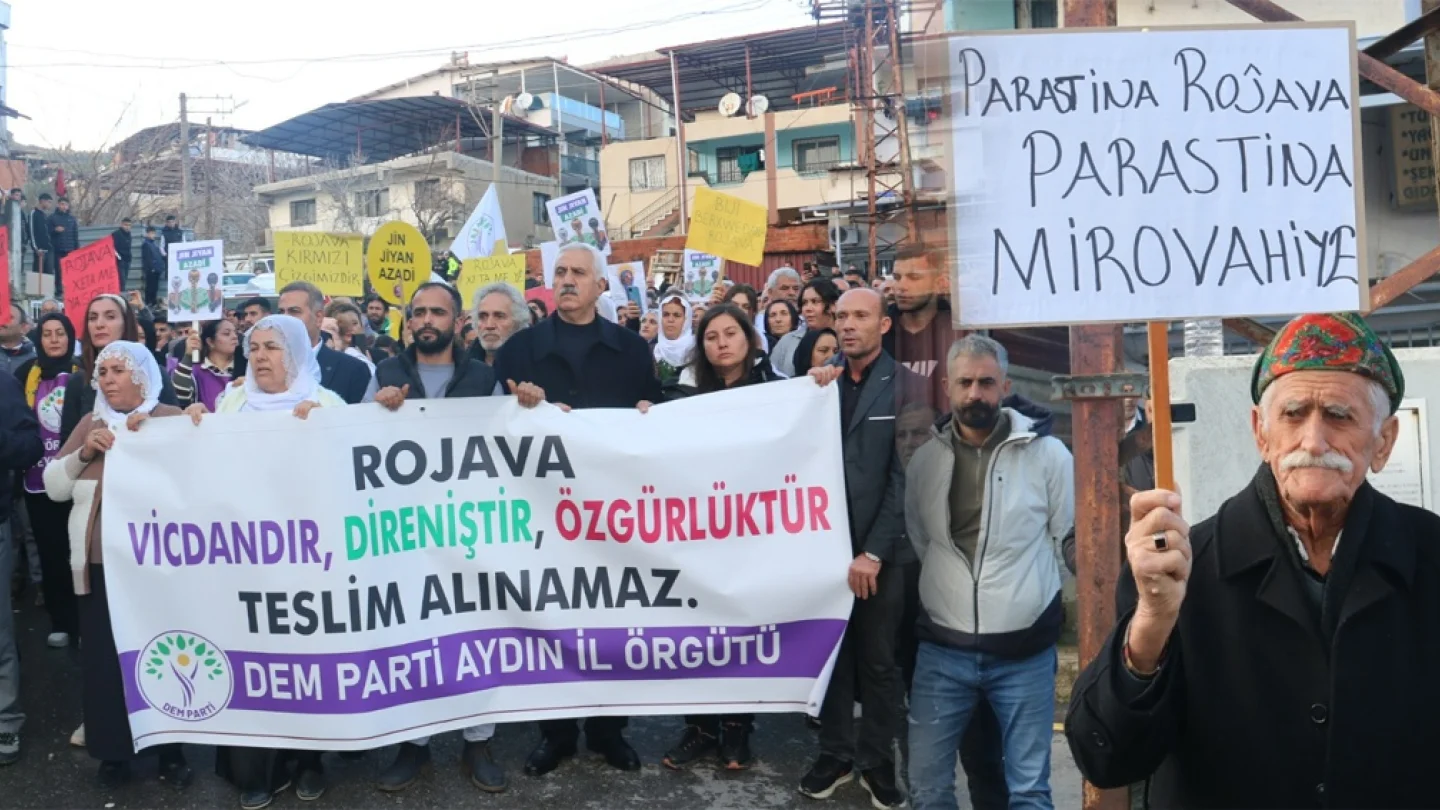 Rojava'ya destek yürüyüşü / Aydın