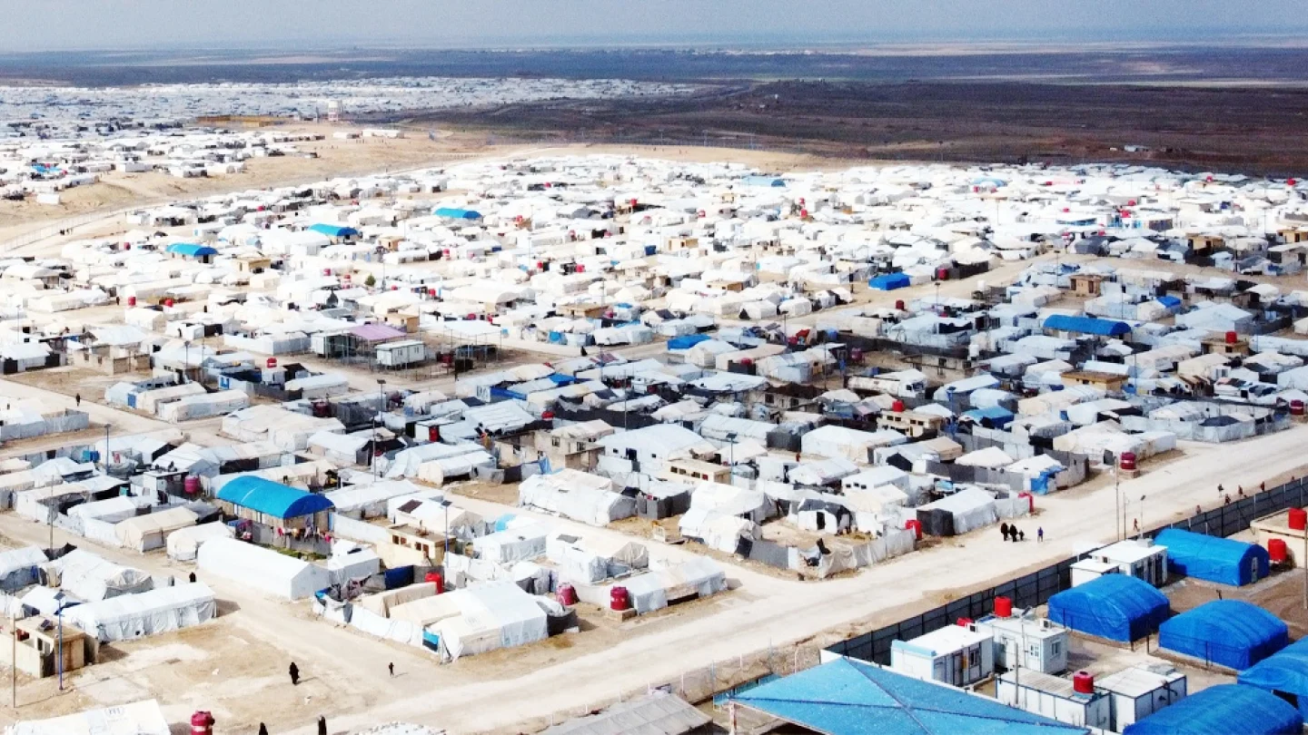 Hol Kampı / Foto:AFP