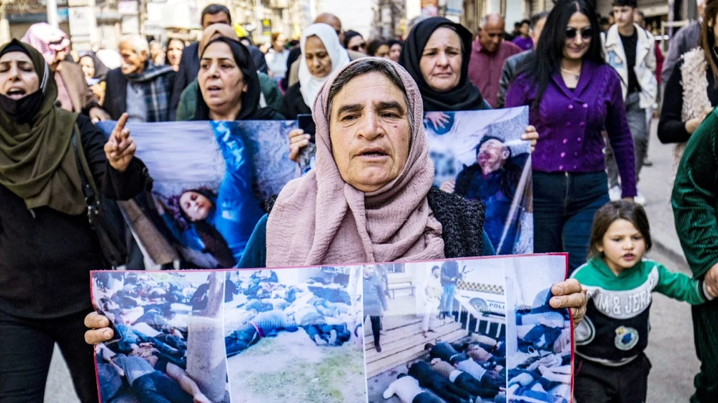 Alevi kadın katliamları protesto/foto:AFP