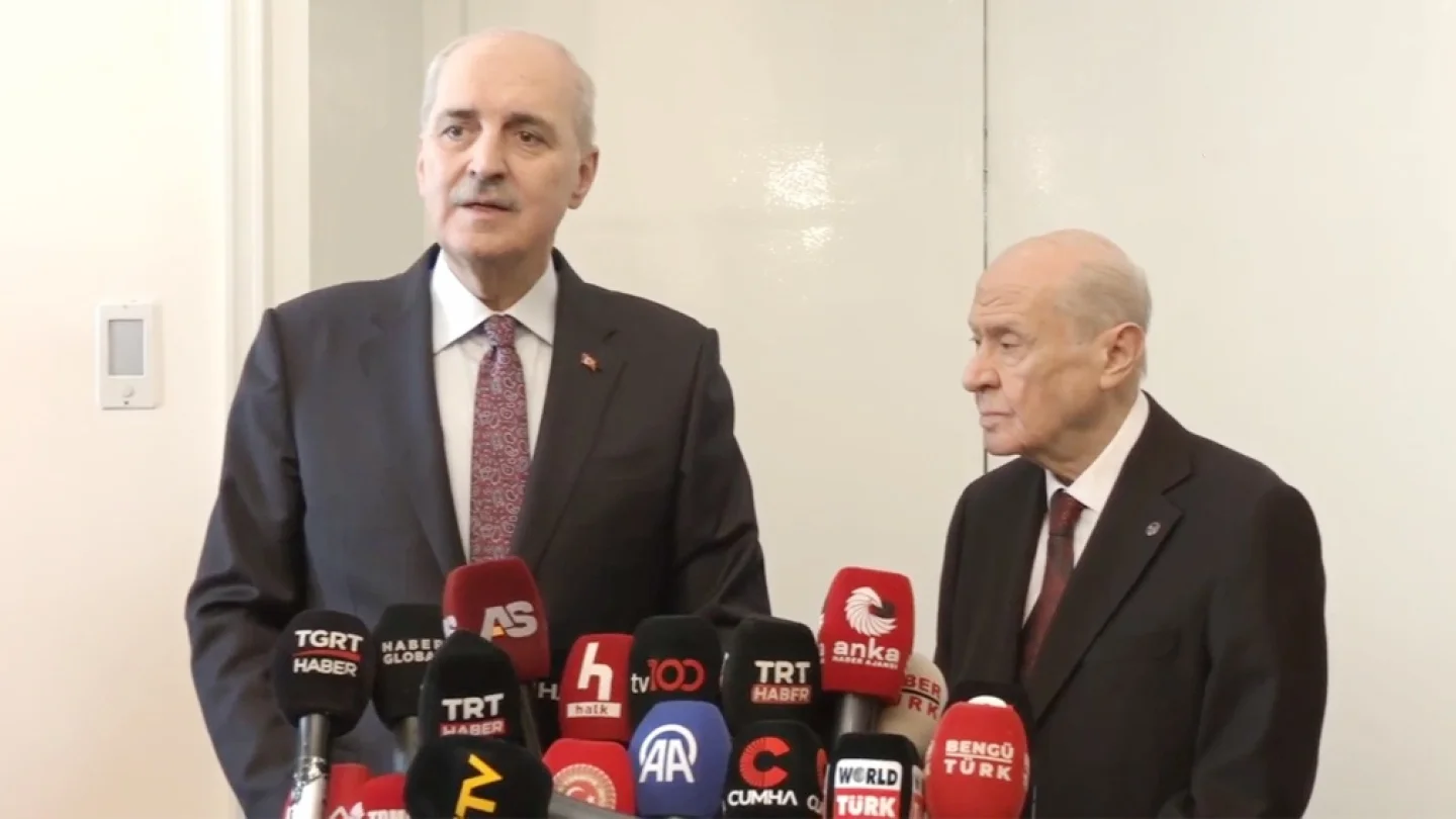 Numan Kurtulmuş ve Devlet Bahçeli