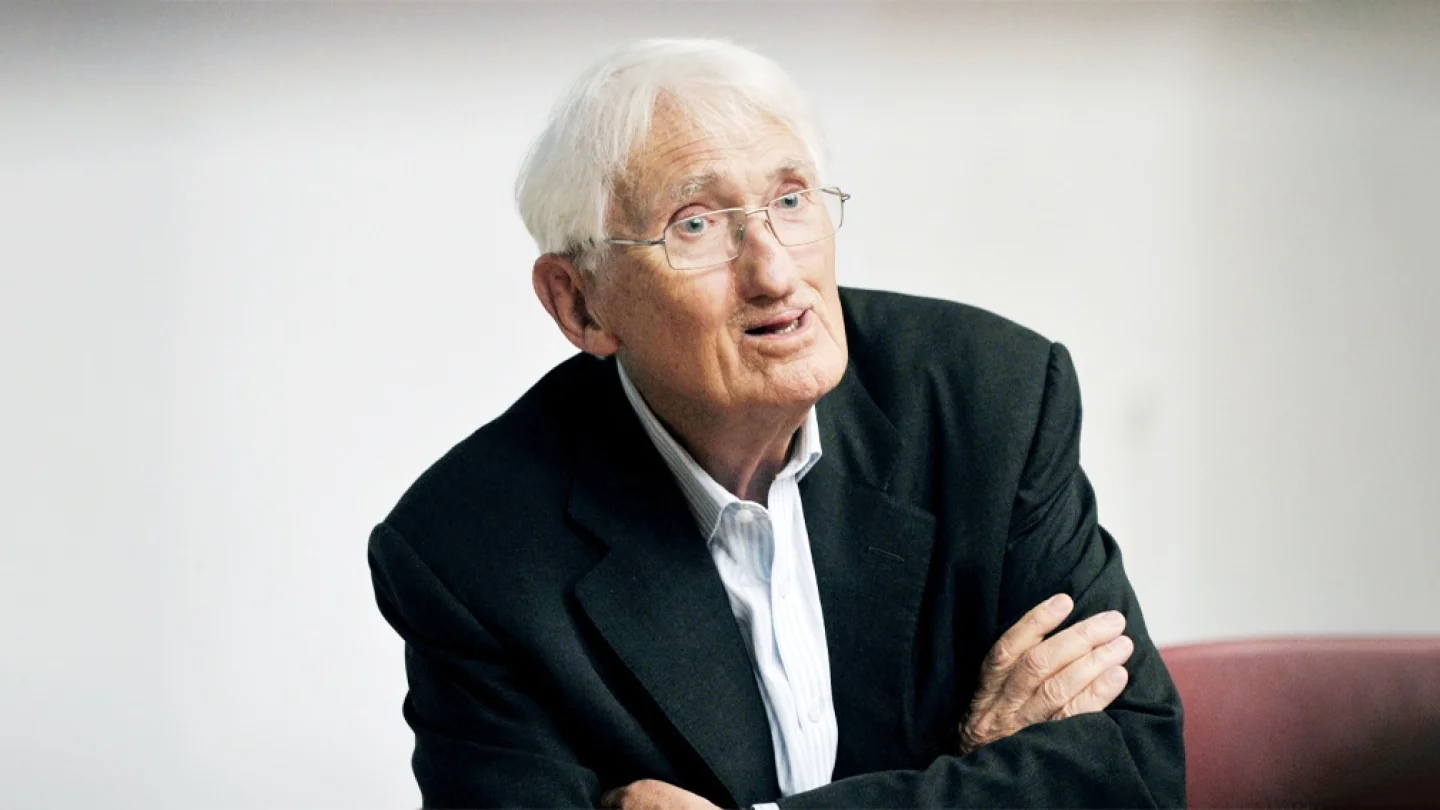 Jürgen Habermas/foto:AFP