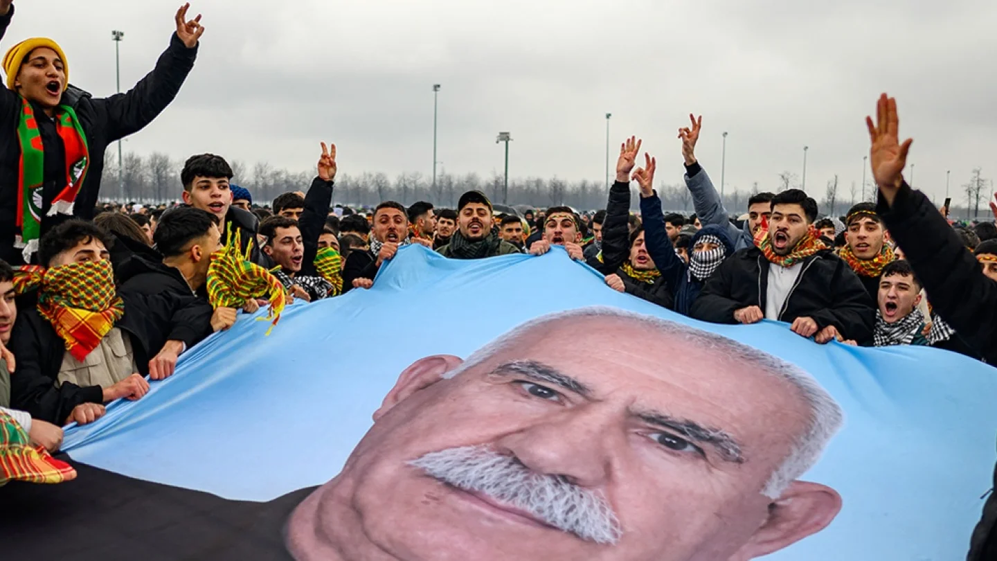 Öcalan/eylem/foto:AFP