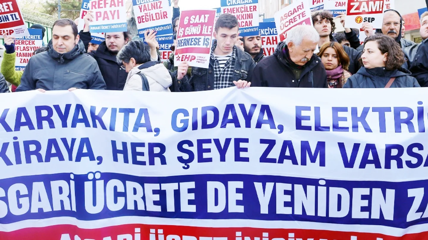 Asgari ücret protesto