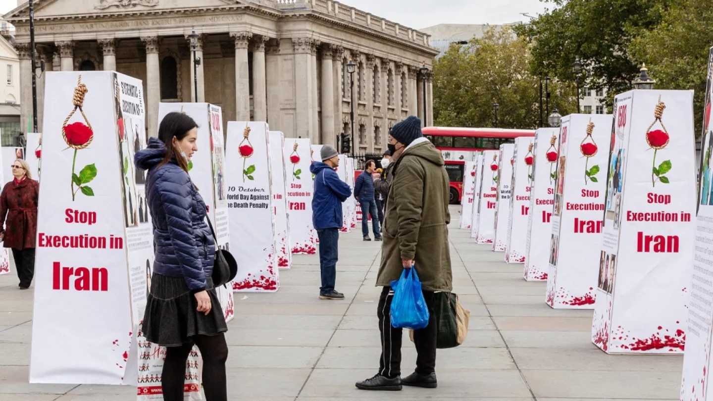 İdam protesto/foto:AFP