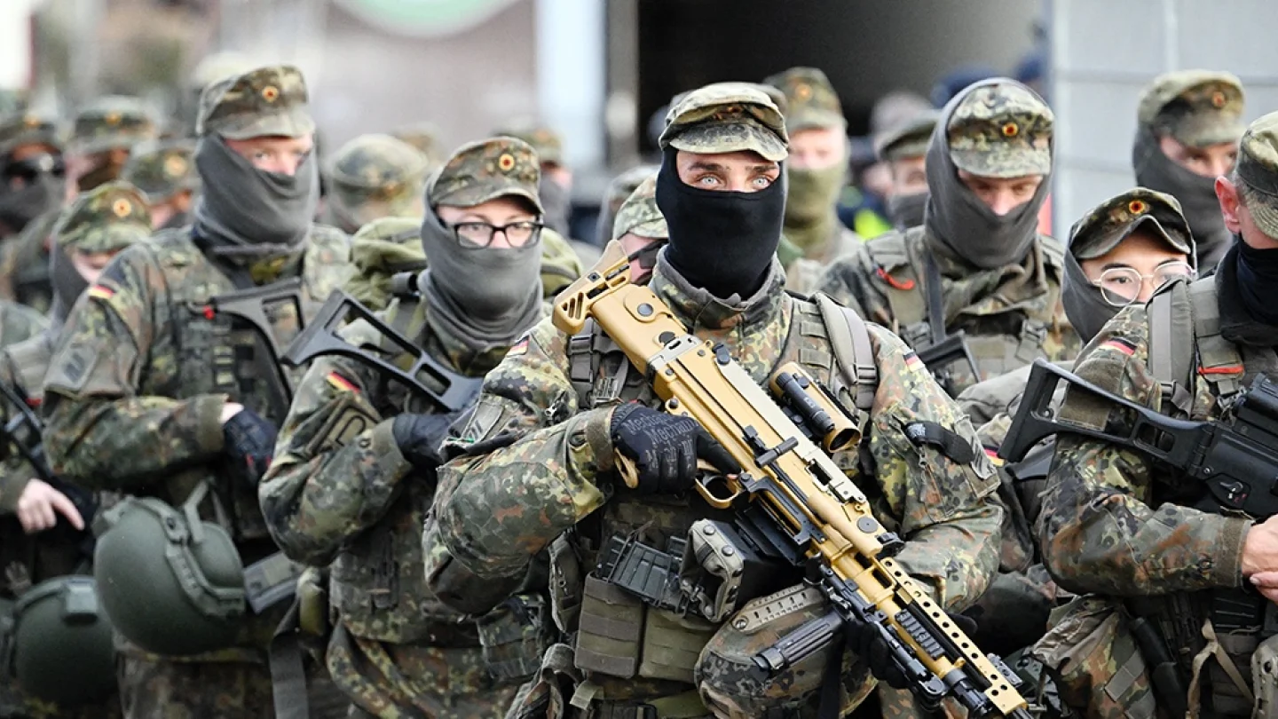 Alman askerler/foto:AFP