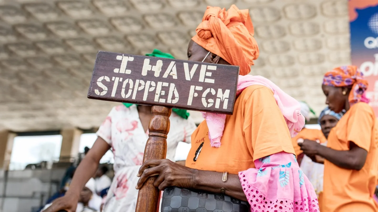 Kadın sünneti(FGM)/protesto/foto:AFP