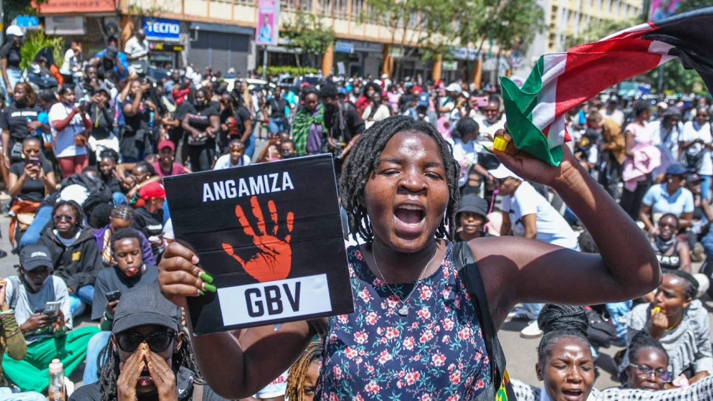 Kadın eylemi - Kenya / Foto:AFP