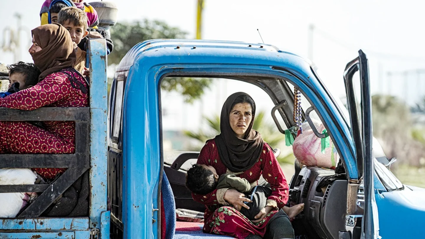 Suriye/Kürtler/göç/foto:AFP