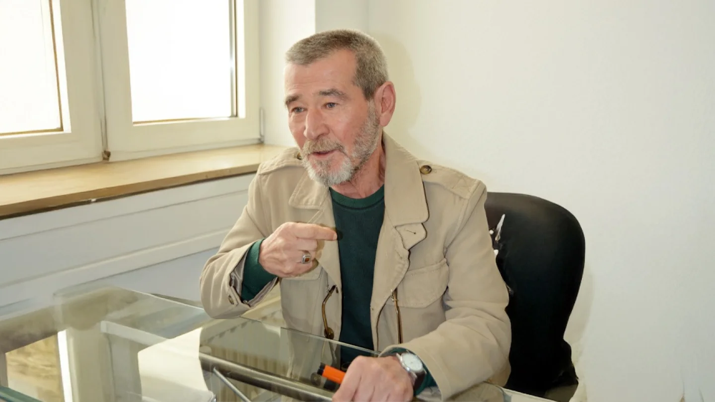 Ahmet Telli/Gazetemiz Yeni Özgür Politika ziyaretinde çekilen foto