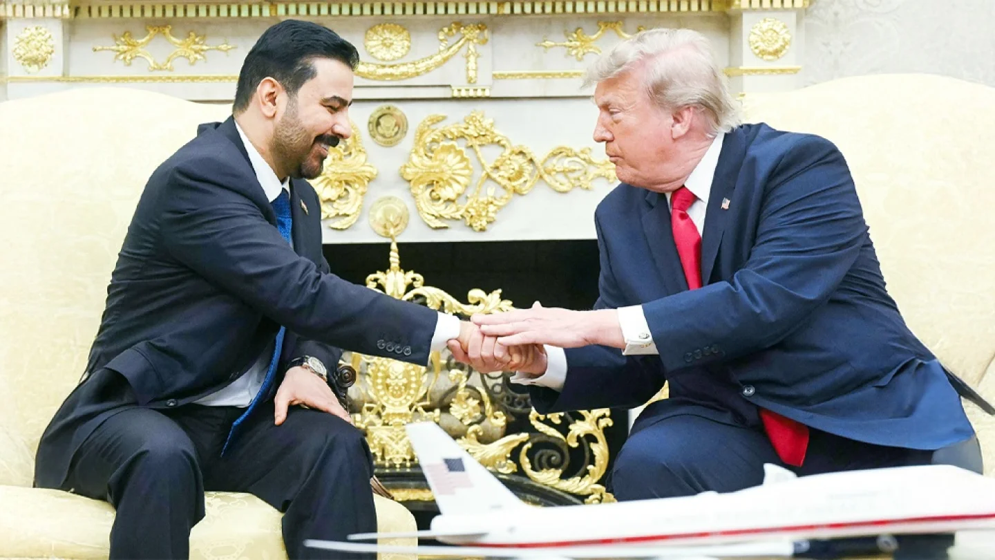 Ali el-Zeydi ve Donald Trump/foto:AFP