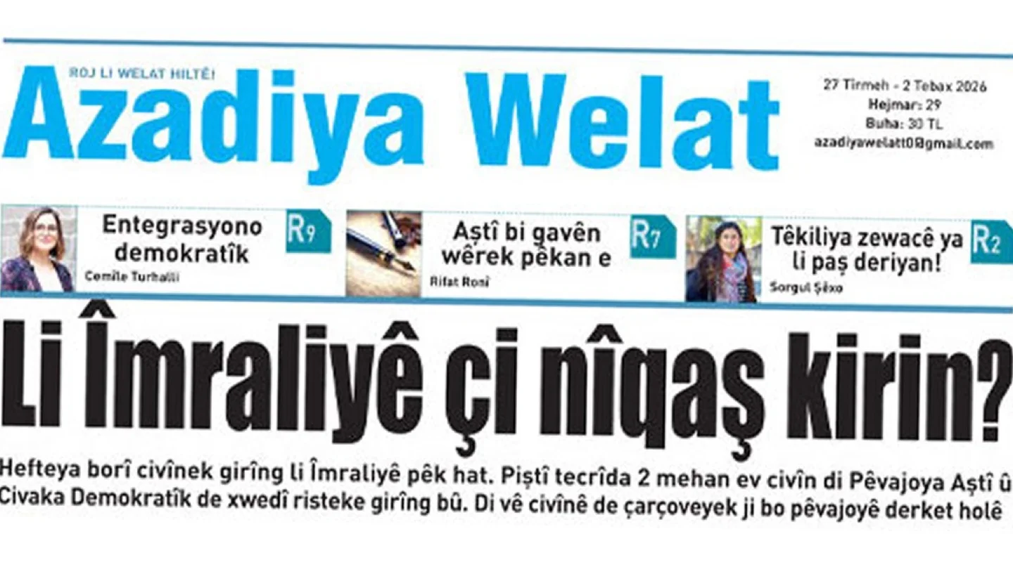Azadiya Welat gazetesi