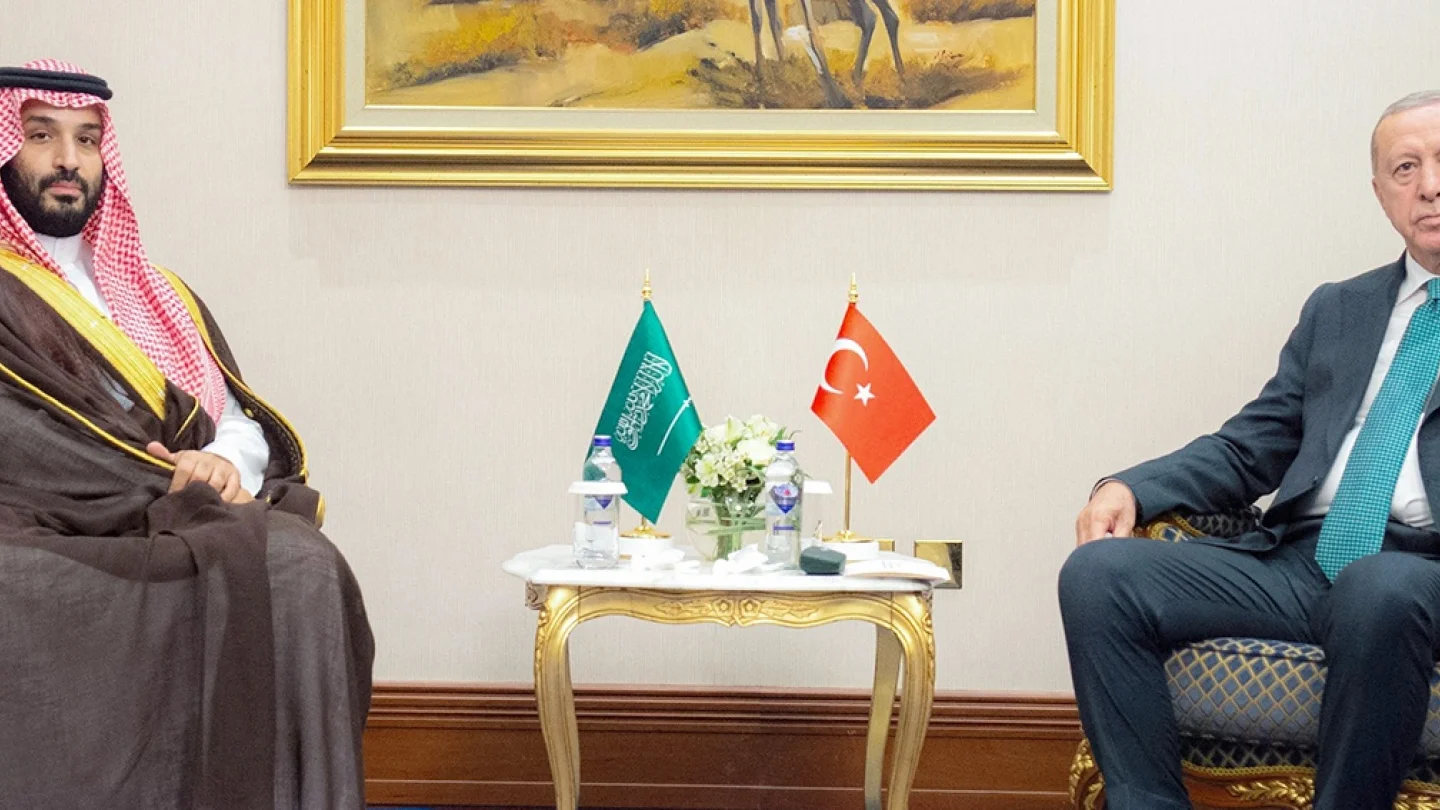 Muhammed bin Selman - Recep Tayyip Erdoğan / Foto:AFP