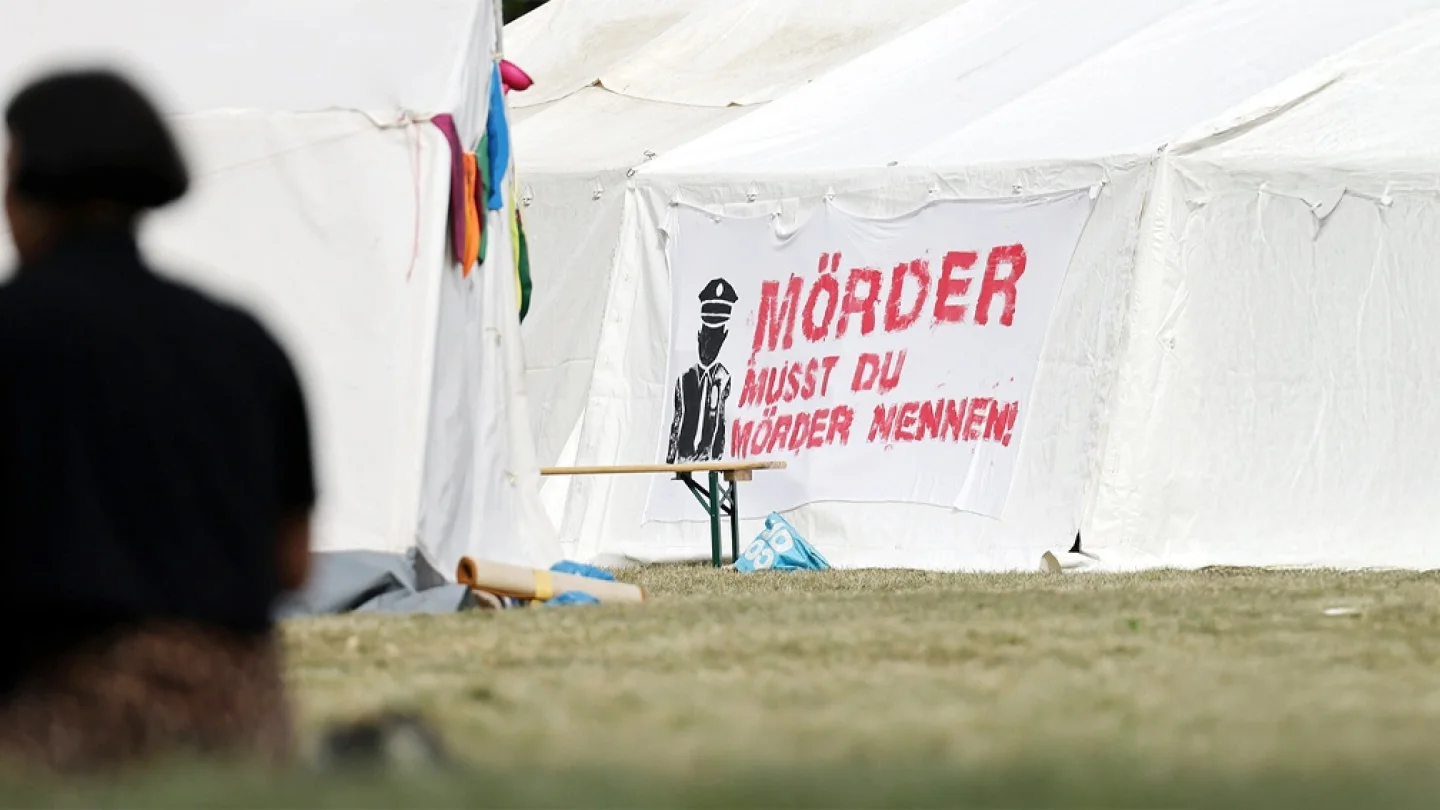 Silah satışı/protesto/foto:Junge Welt