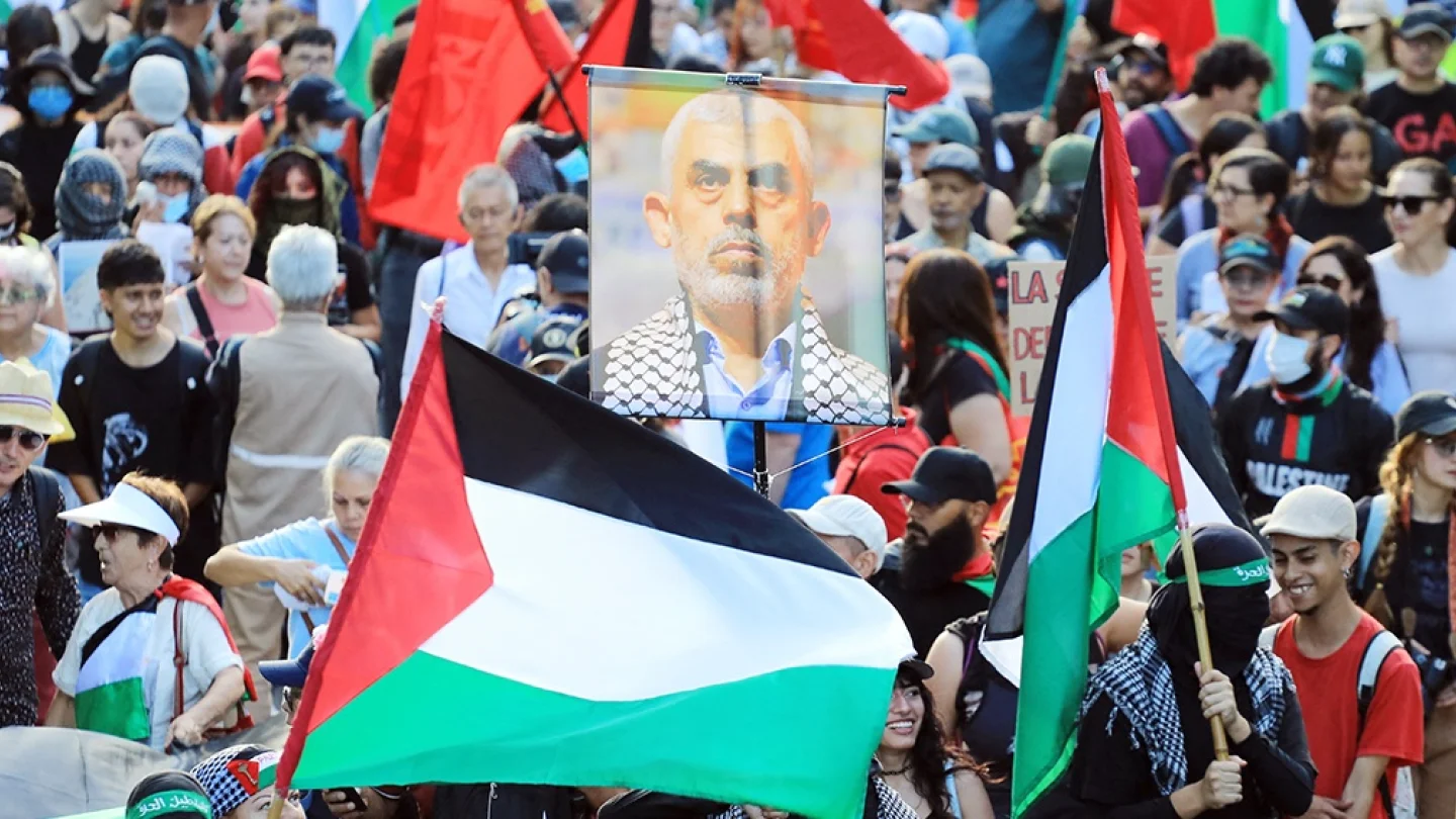 Filistin için eylem/Kolombiya/foto:AFP