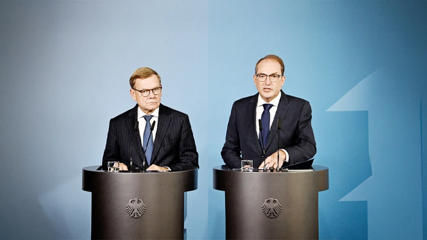 Johann Wadephul ve Alexander Dobrindt/foto:AFP