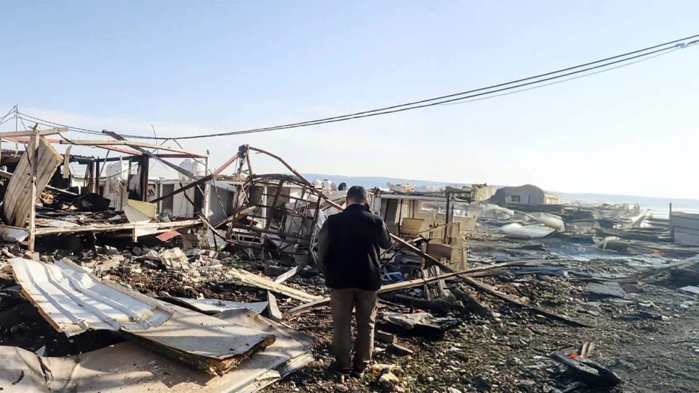 Komele kamp/işgal saldırıları/foto:AFP