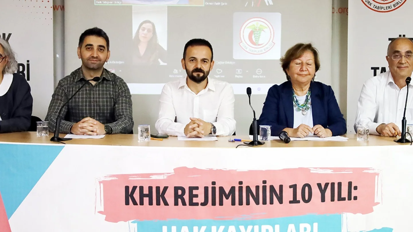 Türk Tabipler Birliği (TTB) açıklama/foto:MA