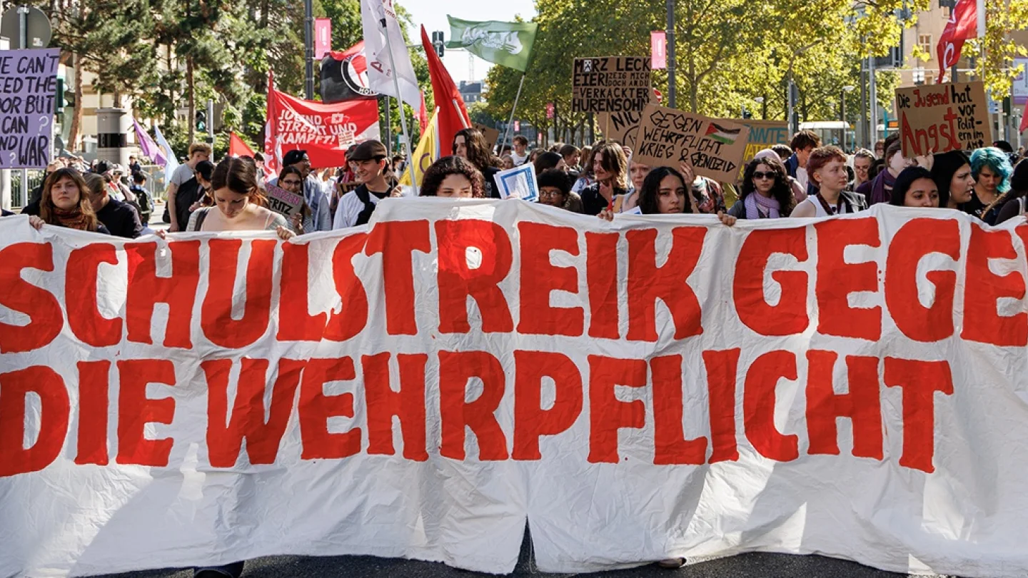 Zorunlu askerlik/Protesto/foto:AFP