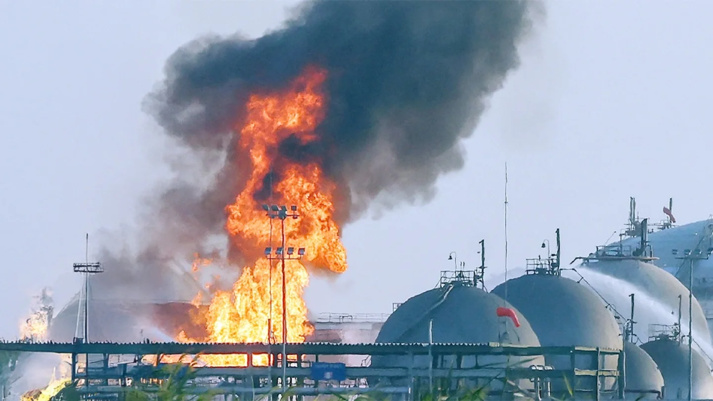 Husiler Aramco’ya yeni bir saldırı düzenledi./foto:AFP