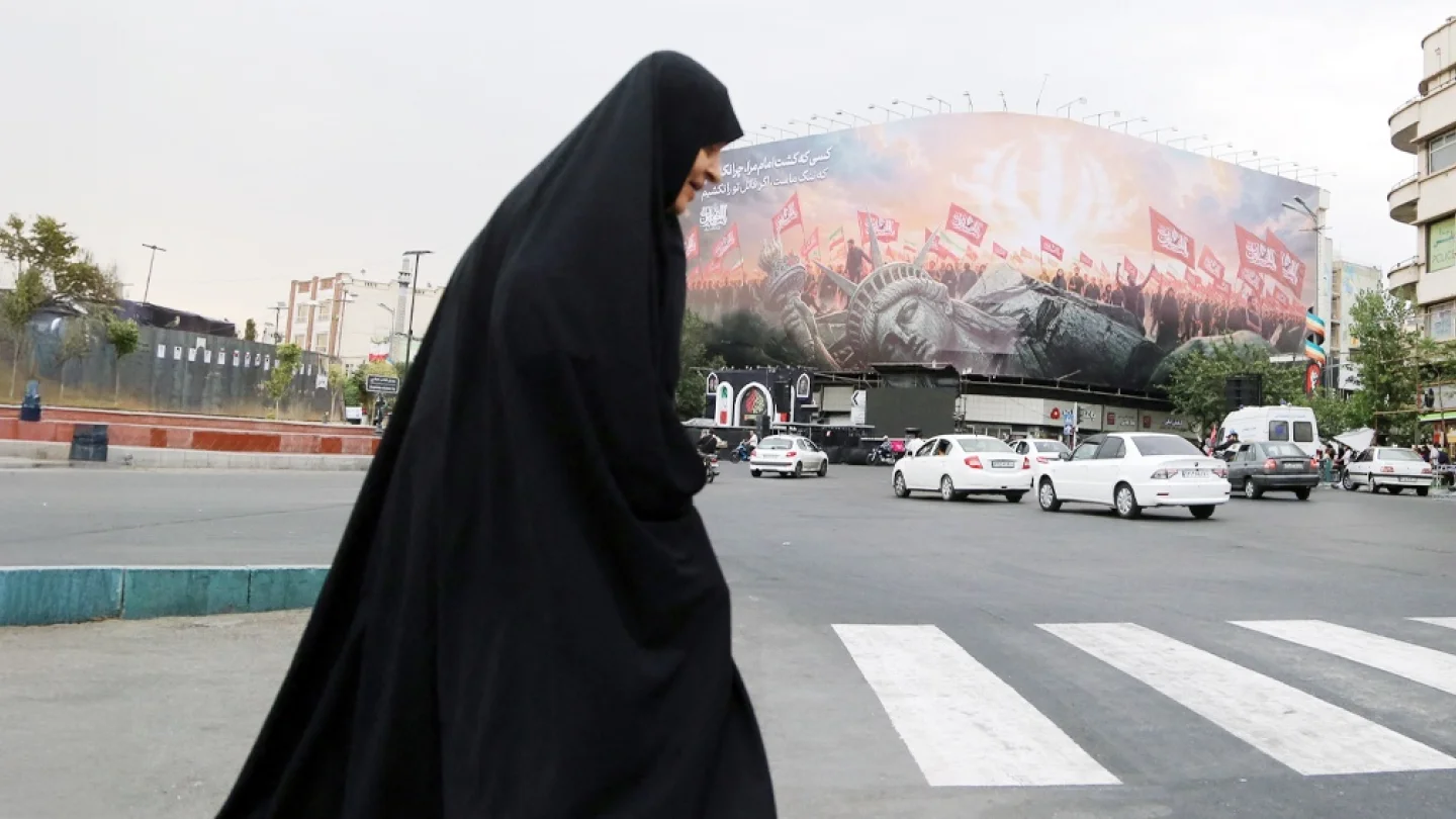 Tahran/savaş afiş/foto:AFP