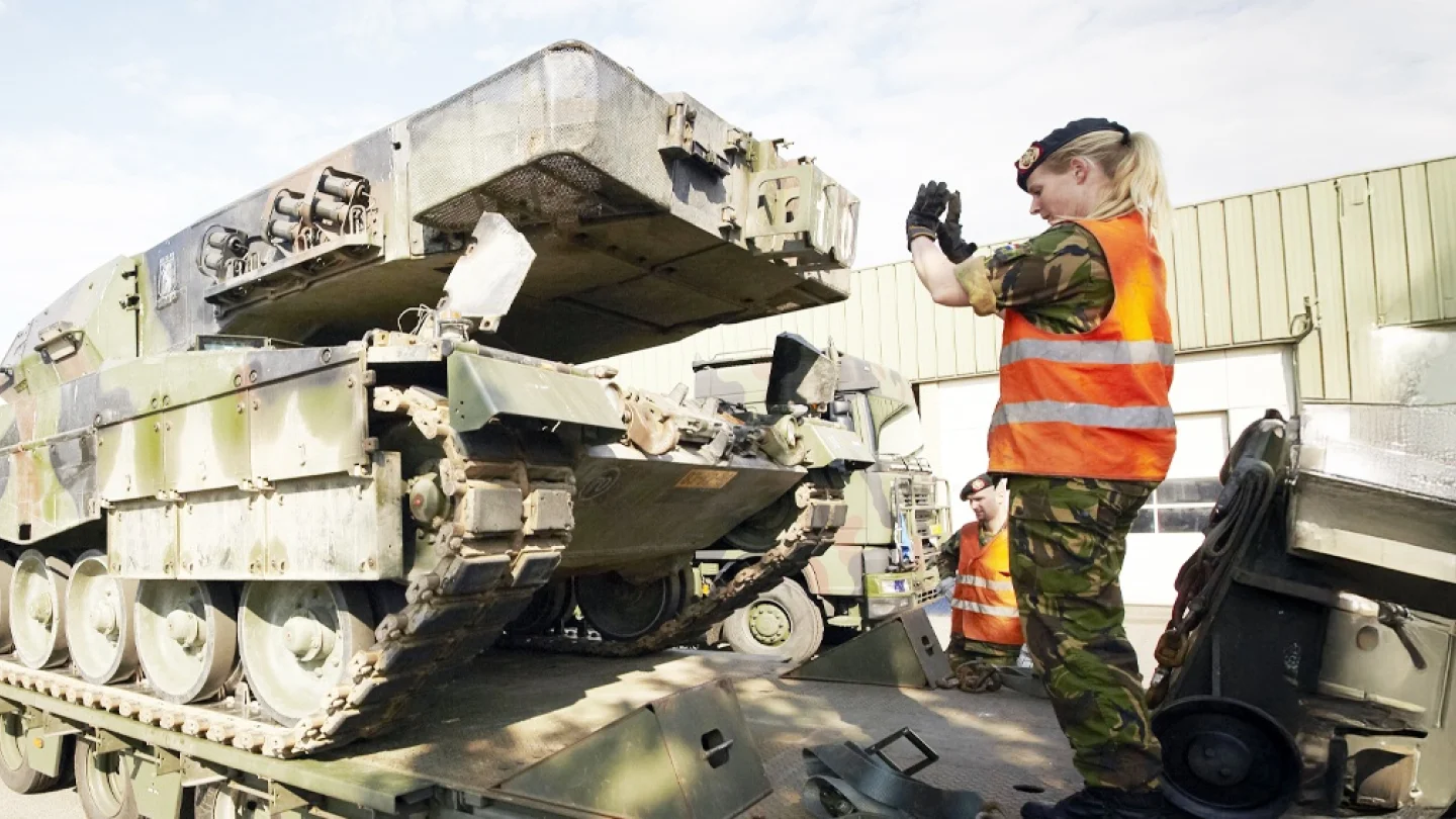 Leopard tank/foto:AFP