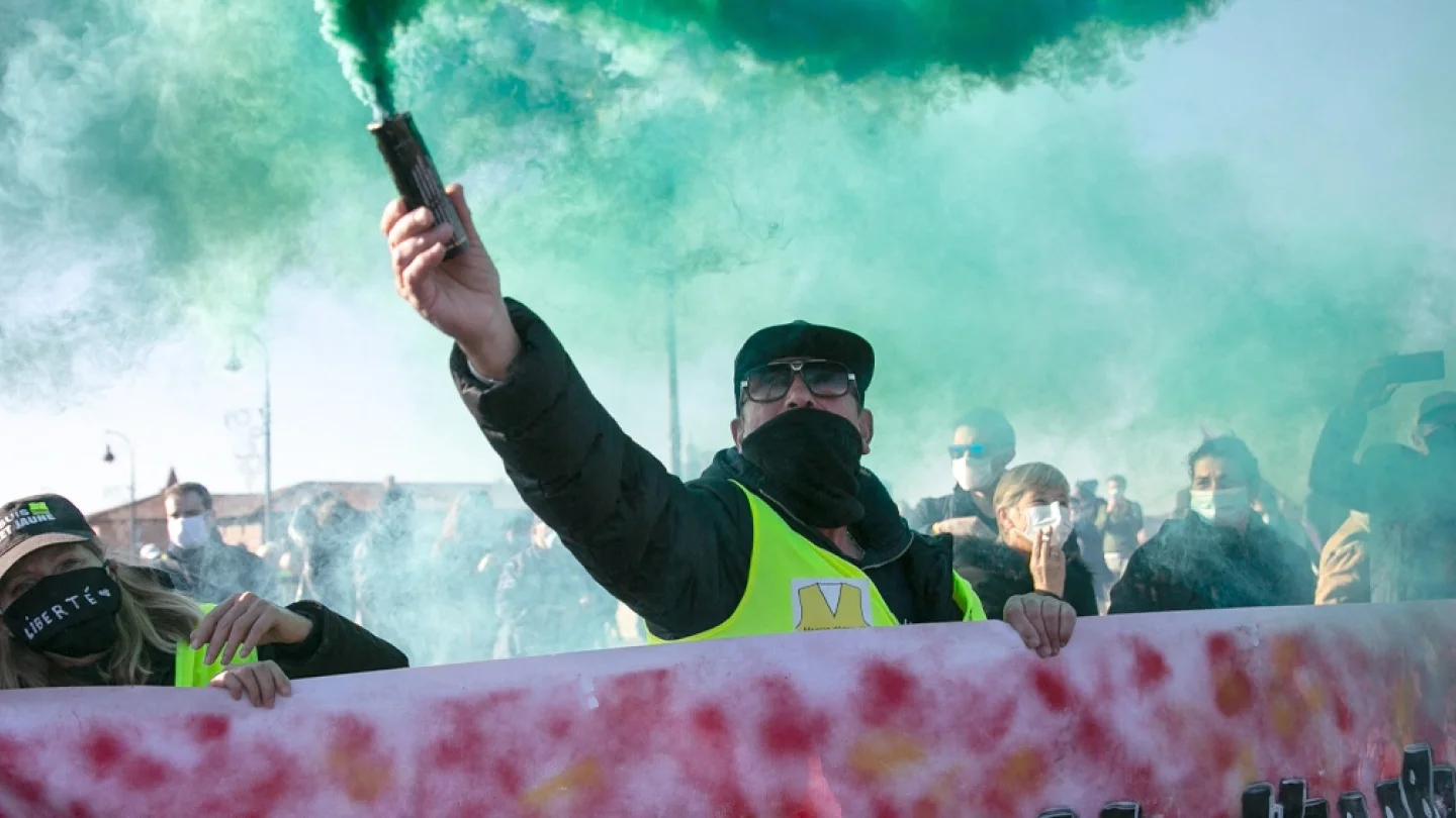 Sarı Yelekliler / foto:AFP