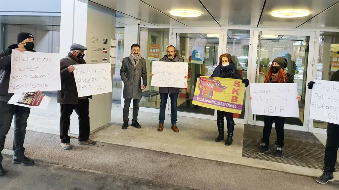 Ali Can Albayrak ve Hüseyin Şahin için dayanışma eylemi