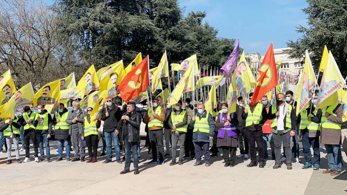 Cenevre'de protesto