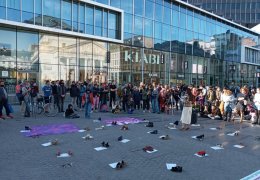 Brüksel'de İstanbul Sözleşmesi protestosu