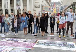 Brüksel’de İstanbul Sözleşmesi için eylem
