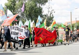 Dresden'de Rojava devrimi kutlandı