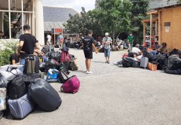 Mülteci kampında korona salgını