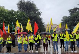 BM Ofisi önünüde soykırım kınandı