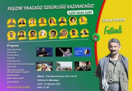 Sinan Dersim anısına Dortmund'ta festival