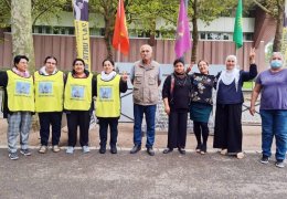 Nöbet eylemini SMJÊ aktivistleri devraldı