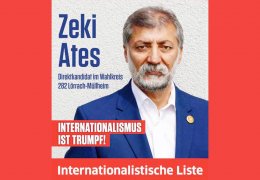 Enternasyonalist Liste adayı: Zeki Ateş