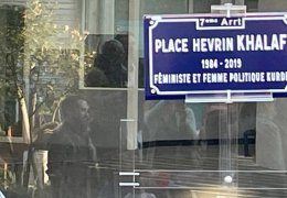 Lyon’da Hevrîn Xelef meydanı 