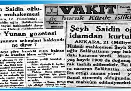 Şimali Kürdistan Cemiyeti Azadî’yi diriltme hareketiydi