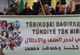Erkekler, erkek şiddetine karşı yürüdü