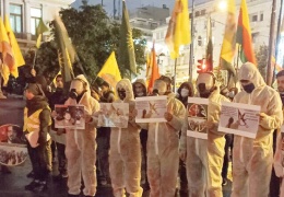 Saldırılar Atina'da protesto edildi