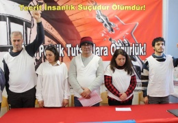 Zürih’te tutsaklar için açlık grevi 