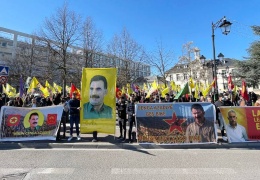 Drancy’de Kürtler saldırıyı protesto etti